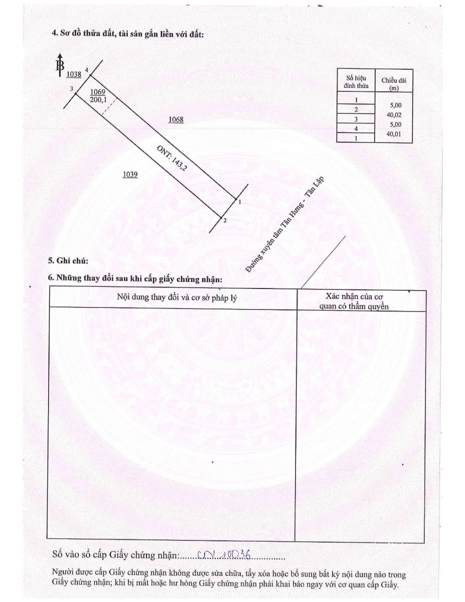 Đất mặt tiền đường xuyên tâm đồng phú bình phước